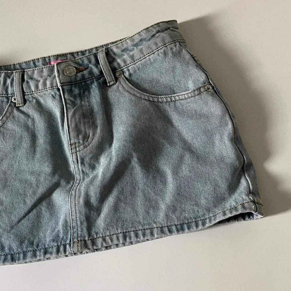 Edikted Mini Skirt Micro Jean Skirt